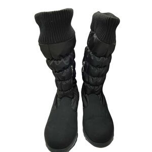 Jog Dog Womens St. Anton Black Mid Calf Puffer Winter Boots Size US 7.5 EUR 38